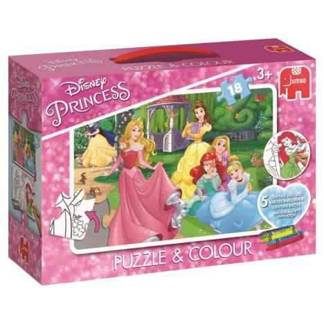 Disney Princess 18pc Double Sided Colour Your Own Jigsaw Puzzle £8.99